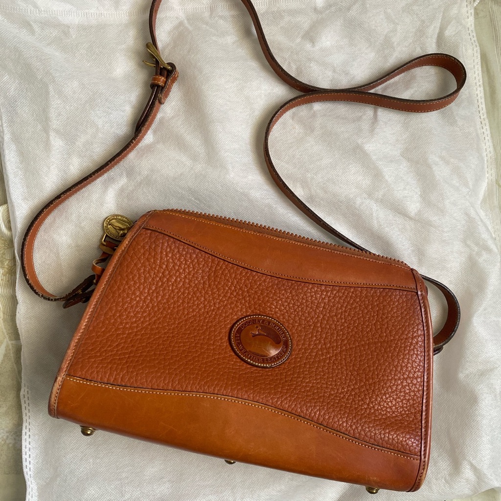 Vintage Dooney & Bourke Leather Crossbody Bag